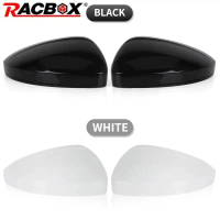 Door Wing Mirror Cover Cap Left Right Side Mirror Cover Wing Cap Housing For VW Tiguan MK2 2017 2018