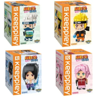 Anime Keeppley Naruto Sasuke Naruto Assembling Building Blocks Anime Peripheral Model Ornaments Birt