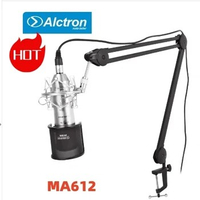 Alctron MA612 overloading arm stand Large Mic Cantilever Bracket 360 Degree Rotating Universal Desktop Microphone Stand Alctron