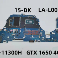 LA-L001P Original For HP Pavilion 15-DK Motherboard Main Board i5-11300H GTX 1650 4GB M53285-601rboard 100% Tested Perfectly