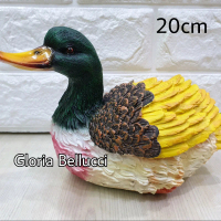 patung bebek mandarin besar pajangan duck dekorasi hiasan rumah atau kolam taman