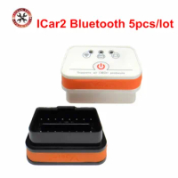 5PCS/LOT 100% Original Vgate iCar2 Bluetooth OBD2 Diagnostic Tool iCar 2 elm 327 Bluetooth for Android PC