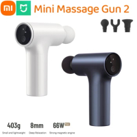 New Xiaomi Mijia Mini Massage Gun 2 Smart Strength Prompt Gear Memory 3000rpm/min Relieve Fatigue Portable Fascial Gun