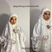 Mukena katun premium VIOLETA Renda by: Ayra