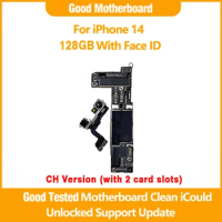 Fully Tested Authentic Motherboard For iPhone 14 Pro Max 128/256/512G Original Mainboard With/NO Face ID Unlocked Cleaned iCloud