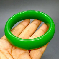 Gelang Batu Giok Hijau Natural