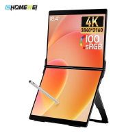 EHOMEWEI X8 Max 雙重 18.4" 4K 60Hz IPS 便攜式可觸控顯示器(MO-EX8MAX+MK-X8MAXBG+LB-MON) 