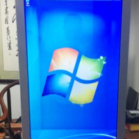 43 inch advertising transparent lcd touch screen display monitor kiosk Windows or Android OS