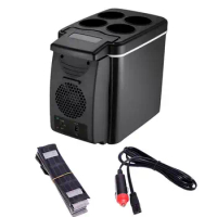 6L 12V Electric Car Refrigerator Portable Mini Fridge Freezer Vehicle Refrigeration And Heating Ice Box Car Electronic Devices