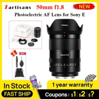 7artisans 50mm F1.8 STM Auto Focus Full-Frame Large Aperture Standard Prime Lens For Sony FE ZVE10 6400 A7C II A7R II A7SII A7R