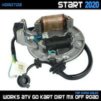Motorcycles Magneto stator Ignition Coil For Lifan LF 50cc 110cc 125cc Horizontal Kick Starter Engine Dirt Pit Bikes