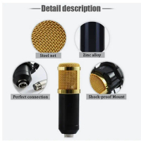 Cardioid XLR New Full Stainless Condenser Recording Microphone Mic Internet Karaoke Radio PRO Studio