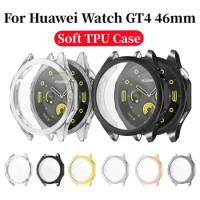 Soft TPU Screen Protector Case For Huawei Watch GT4 46mm All-Around Full Bumper Anti-scratch Cover For Huawei Watch GT 4 Shell