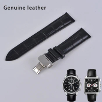 Watch band For Tissot T17 T006 T41 T085 T063 Folding Buckle Genuine Leather soft Watch Strap Watch Accessories Watch Belt Brac