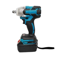Brushless Electric Wrench 1/2 inch Driver Cordless Wrench Screwdriver Drill Household Power Tool For Makita 18V Battery