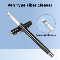 Fiber Cleaver Pen Type with Shard Tungsten Steel Blade, 5mm Depth, Slope Blade, Fiber Optic Cutter, FTTH Tool, New Arrival