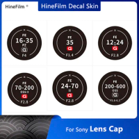Lens Cap Sticker for Canon Lens Cap Decal Skin RF70-200 F2.8 RF50F1.2 RF100-500 24-70 Lens Premium Skin Wrap Cover Film Sticker