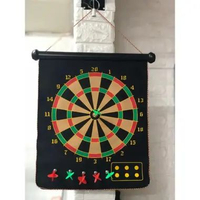 Dart Game Magnet / Magnetic Dart Board/ Papan Dart magnet 15 inch