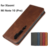 Leather case for Xiaomi Mi Note 10 / Mi Note 10 Pro Flip case card holder Holster Magnetic attraction Cover Case Wallet Case