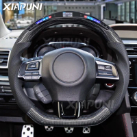 Steering Wheel Fit For Toyota 86 Subaru stt/sti/ wrx BRZ 2015-2021 Customized Carbon Fiber Shift LED Racing Wheel