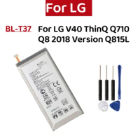 BL-T37 Battery For LG V40 ThinQ Q710 Q8 2018 Version Q815L Bateria BL T37 3300mAh + Free tool