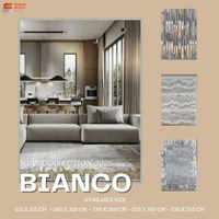 Karpet Permadani Bianco 230x310 cm – Varian Motif A Contemporary Abstract Collection | Anti Slip RAN