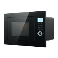 Wholesale fashionable design stainless steel built in 900W electric microwave oven