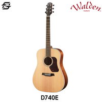 【非凡樂器】Walden D740E/木吉他/D桶身/公司貨