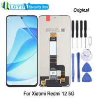 6.79-inch LCD Screen For Xiaomi Redmi 12 5G Phone FHD+ Display and Digitizer Full Assembly Repair Replacement Part