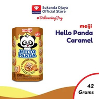 Camilan Snack Hello Panda Chocolate Strawberry Double Choco Cookies Milk Vanilla Caramel Crunchy Lot