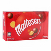 內地直送 - 麦丽素澳洲麦提莎Maltesers进口麦芯球黑巧90g盒装牛奶巧克力零食