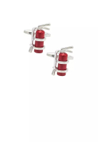 SOEOES Fashion Personality Red Fire Extinguisher Cufflinks