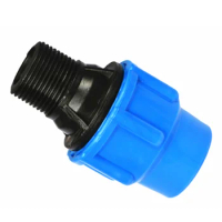 Plastic PE water pipe quick connection female thread 1/2" 3/4" outer wire direct quick connection 20mm 25mm 32mm 40mm 50mm 63mm