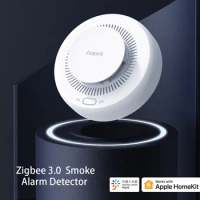 Aqara-sensor smoke detector,fire alarm,sound alert,home security application,work with xiaomi mi home homekit,zigbee