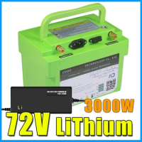 72V 30AH motorcycle Scooter Electric bicycle Lithium Battery 3000W BMS 72V Battery