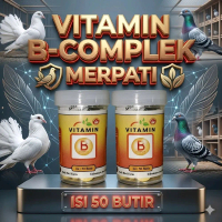 B-COMPLEK MERPATI ISI 50 BUTIR UNTUK UNTUK MERPATI/AYAM/UNGGAS/DLL
