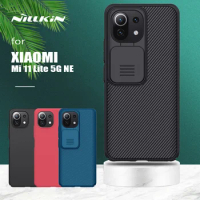 for Xiaomi Mi 11 Lite 5G NE Case Nillkin Camshield Slide Camera Case Hard Frosted Shield for Xiaomi Mi 11 Lite 5G NE Back Cover
