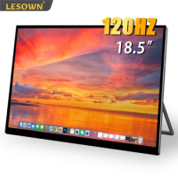 LESOWN Portable Touchscreen 120Hz Monitor 18.5 inch 1080p USB-C Ultrawide VESA Laptop Computer Gaming Secondary Display for PS5