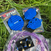 ชุดฝาครอบวาล์ว สีน้ำเงินCNC ROTTAE  (ฝาสูบ 4 วาล์ว) สำหรับรุ่น : WAVE-125