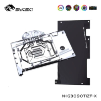 Bykski Computer Water Cooler For Colorful iGame Geforce RTX 3090Ti 24G Card Full Cover Cooling Block,N-IG3090TIZF-X