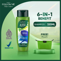 FOLLOW ME GREEN TEA - 6-IN-1 SHAMPOO - 320ml