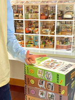 廠家直銷rolife若來超級世界商店益智積木拼裝玩具模型diy小屋兒童禮物女-時尚精品
