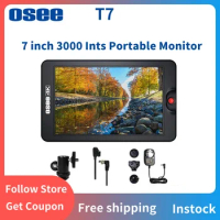 OSEE T7 3000 Nits 7 Inch Portable Monitor DSLR Camera Field 3D Lut HDR Full HD Monitor IPS Support 4K HDMI Input &amp; Output