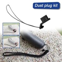 For Dji Avata2 R Black Silicone Rocker Charging Port Dustproof Moistureproof Anti-aging With Rocker Interface Dust Plug Kit