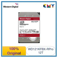 100% Original Western Digital WD Red Pro 12TB 3.5 HDD NAS Internal Hard Drive SATA 7200 rpm WD121KFBX