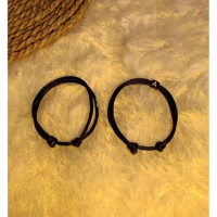 gelang polos hitam |gelang tarli korea, gelang hitam