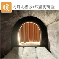 Dog House Winter House Type Enclosed Dog House Indoor Delivery Room Pet Kennel Large Dog Winter Warm Nest