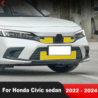 For Honda Civic 11th Sedan 2022 2023 2024 Car Front Grille Grill Insect Proof Net Screening Mesh Protective Cover Accessories