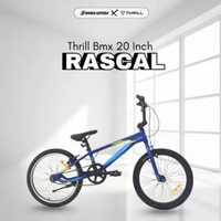 SEPEDA BMX 20 INCH THRILL RASCAL FRAME ALLOY - SEPEDA ANAK LAKI BMX RASCAL BY THRILL 20 INCH SATIN R