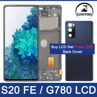 High Quality 6.5'' Super Amoled LCD For Samsung S20 FE G780F S20 Fan Edition LCD G781F S20 Lite Display Touch Screen Digitizer